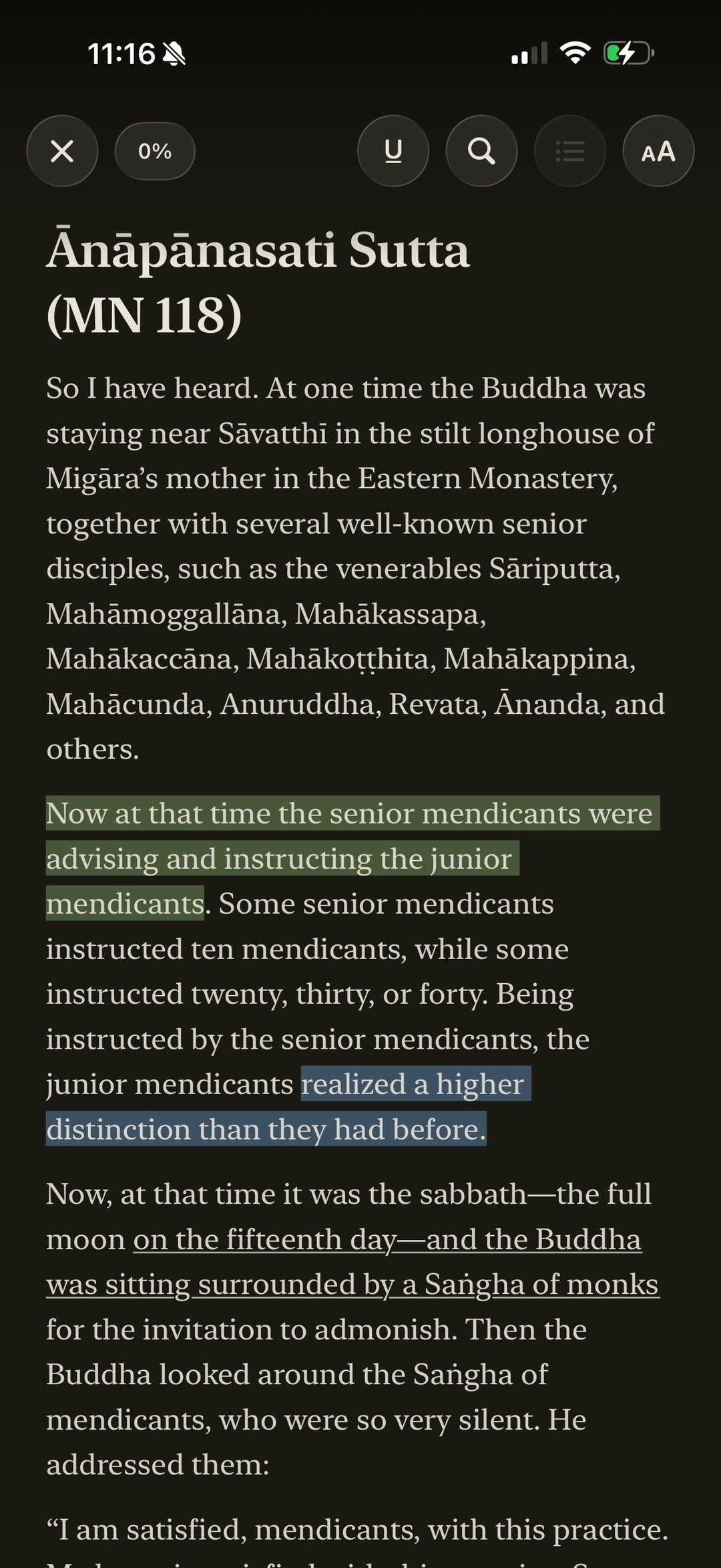 Mark what matters — Read and highlight, and come back to what you underlined.